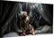 Magic Canvas Art - Bilder Engel Erotik Schlafzimmer Leinwandbild 1- teilig Hochwertiger Kunstdruck modern Wandbilder Wanddekoration Design Wand Bild, Größe: 120 x 80 cm