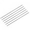 sourcing map HSS(High Speed Steel) Extra Long Twist Drill Bits, 4.5mm Drill Diameter 200mm Length for Hardened Metal Woodwork Plastic Aluminum Alloy 6 Pcs