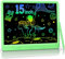 TUGAU LCD Schreibtafel Kinder Erwachsene, Löschbarer Maltafel Zaubertafel kinder 15 Zoll Zeichenbrett Geburtstag Weihnachts Geschenke Spielzeug für 3 4 5 6 7 8 Mädchen Jungen (Grün)