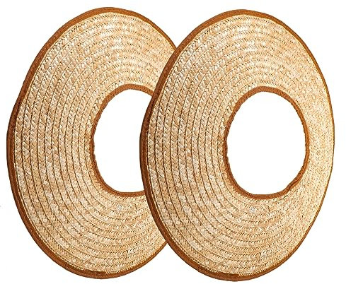 Angoily 2St Helmvorhang Lampenschirm Bauhelm-Sonnenblende Schutzhelme Cowboyhut für Männer Schutzhelm mit voller Krempe Sonnenhut mit Schatten Hut abdecken Rand Strohhut