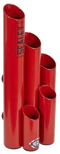 Sealey Large Magnetic Cable Tie Holder with 500 Cable Ties - Red - APCTHRXL