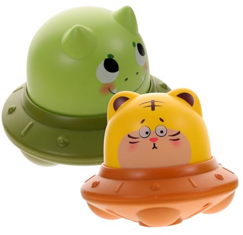 MUSISALY Soucoupes Volantes À Tirer Jouets Interactifs pour Garçon Et Filles Jouets Maison Lot De 2