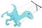 Abaodam Marionettenspielzeug Marionette Interaktives Puppenspielzeug Bastelmaterial für Marionette Marionettenpuppe zum Selbermachen Dinosaurier-Marionette Holzmarionette