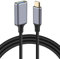 AXFEE Adaptador USB a Tipo C 3.0 Cable OTG de Aluminio Nylon 5Gbps, Adaptador USB Tipo C a USB 3.0, Cable OTG Tipo C Macho a USB Hembra, para portátiles, tablets y teléfonos (2M)