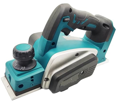 KONGMM Portable Wood Planer, Cordless Electric Hand Planer Home DIY Furniture Cutting Tool Power Planer for Furniture Repair and DIY Wood Crafts