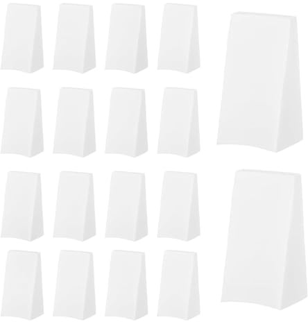 50 Pcs Mini Applicator Wedges, Triangle Shape Cosmetic Wedges, Nail Art Sponges Make Up Wedges for Foundation Liquid Cream, Nail Art Blending, Face Painting-White