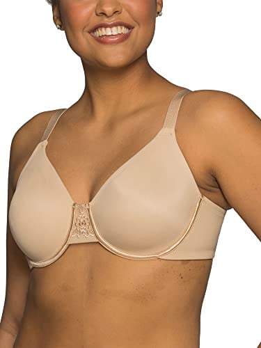 Vanity Fair Damen Full Figure Beauty Rückenglättungs-BH, 4-Wege-stretchstoff, Leicht Gefütterte Cups Bis H BH