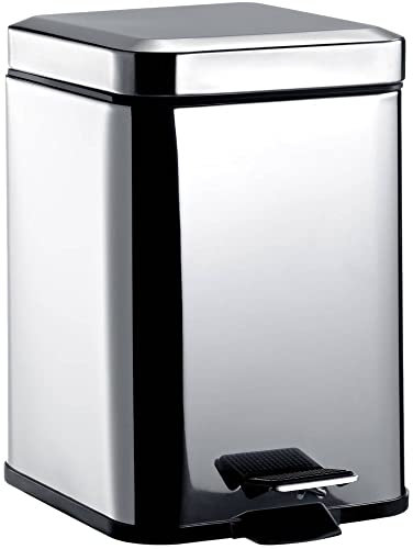Emco 355300005 Abfallbehälter System 2 Standmodell eckig, edelstahl
