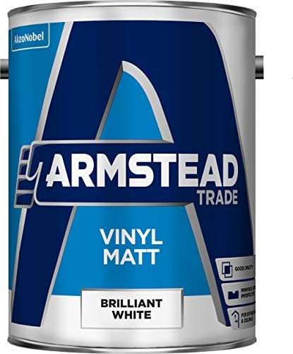 Armstead Trade Vinyl Matt Brilliant White 5 Litres