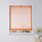 Yujiao Mao Uni Raffrollo Ösenrollo Kessy Biese transparent Voile Rollos 1er-Pack B*H 60 * 140cm Orange