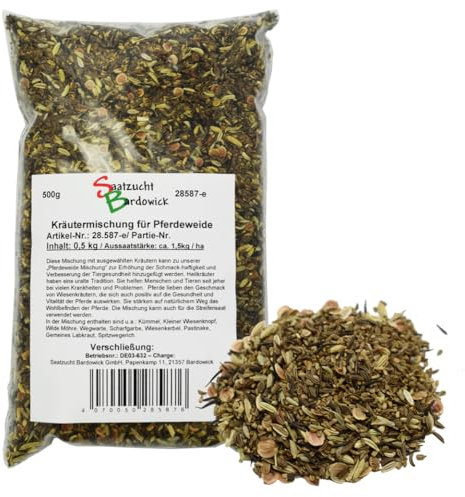 500 g Samen Kräuter Kräutermischung für Pferdeweide Kräutersamen Kräutersaat