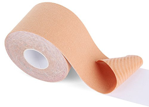 PHYTOP Kinesiologie Tape Sport Tape 5m x 5cm (Beige)