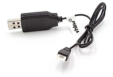 vhbw USB Ladekabel kompatibel mit Syma H5C, JJRC H5, X5, X5C, X5S Drohne, Quadcopter - 50cm Ersatzkabel
