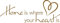 GRAZDesign Wandtattoo Wohnzimmer Sprüche Home is where your heart is, Wandaufkleber Familie - 79x30cm / 091 gold