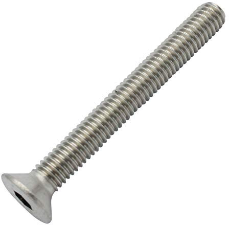 D2D | VPE: 10 Stück - Senkschrauben mit Innensechskant (ISK) M8x20 - DIN 7991 / ISO 10642 - aus rostfreiem Edelstahl A2 V2A - Senkkopfschrauben