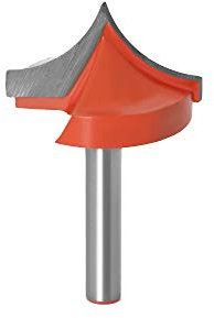 Fresa per scanalatura a V Bit 6mm Fresa in metallo duro con punta a doppia scanalatura Utensile per smusso per lavorazione del legno, 15mm