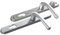 FAB & FIX Balmoral 92/62 Lever/Lever Snib UPVC Furniture - Satin Chrome