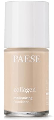 Paese Cosmetics 301C Nude Collagen Moisturizing Foundation, Medium Coverage, with Aloe Vera, 30ml
