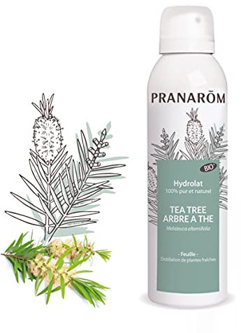 Pranarôm | Hydrolat Tea Tree - Arbre à Thé Bio | Assainissant | Melaleuca alternifolia - Distillation de plantes fraîches | 150 ml