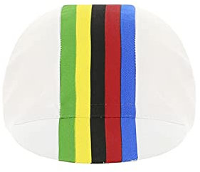 Santini Uci Rainbow Stripes Cap One Size