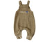 Bambino Dinosauro Salopette, Unisex Senza Maniche Regolabili Pantaloni Velluto a Coste(Marrone-2,12-18 mesi,Taglia 85)