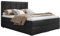 MOONB- 3 | Bari Boxspringbett 120x200, Doppelbett, boxspringbett bett mit bettkasten, Bonell-Matratze und Topper, Doppelbett, Polsterbett mit bettkasten, Schlafzimmer (120 x 200 cm, Dunkelgrau)