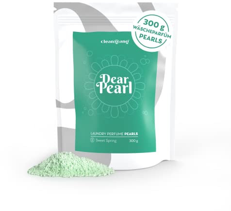 cleangang blumig zartes Wäscheparfüm Dear Pearl für langanhaltende Frische Wäscheperlen tralisieren schlechte Gerüche Wäscheparfüm Perlen flexibel dosierbar mit frischem Duft 300 g