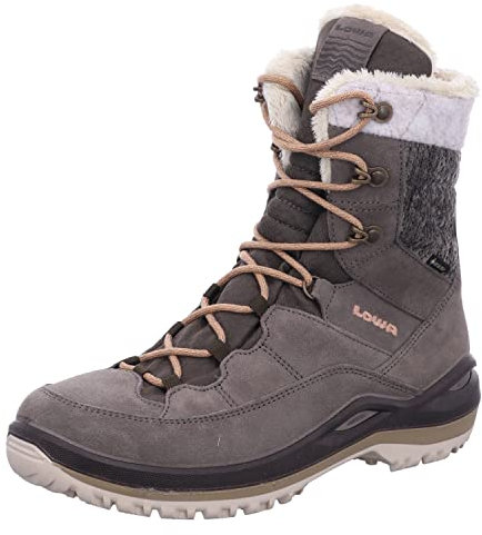 LOWA W Calceta Iii GTX Braun - Gore-Tex Gefütterter modischer Damen Gore-Tex Winterstiefel, Größe EU 41.5 - Farbe Ste
