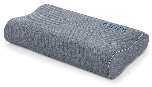 MLILY by Bestschlaf Nackenstützkissen Otico, höhenverstellbares Kissen aus Visko-Mineralschaum, Kopfkissen mit Wendefunktion und waschbarem Graphen-Bezug, für ideales Schlafklima