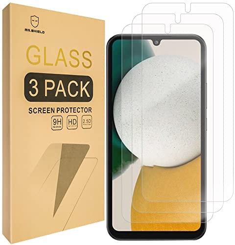 Mr.Shield Protector de Pantalla para Samsung Galaxy A54 5G Cristal Vidrio Templado [3 Piezas] [9H Dureza] Anti-Arañazos