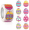 Aufkleber Osterei Etiketten Alles Gute zum Ostern Aufkleber Sticker aus Papier in Rund