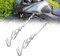 2 STÜCKE Motorrad Aufkleber Für Suzuki V-Strom Alle Serien DL 250 650 1000 XT 3D Aufkleber Chrom Motorrad Reflektierendes Emblem Abzeichen Schmücken