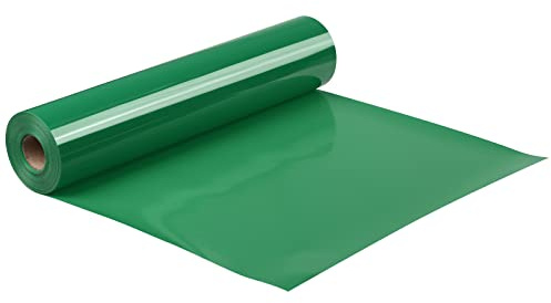 sourcing map Heat Transfer Vinyl Rolls, 12 x 35 Feet HTV Vinyl, Green HTV Vinyl Iron on Vinyl Heat Vinyl Design for Shirts, Pillows, Hand Bags, Hats