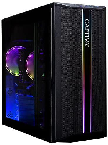 Captiva Advanced Gaming PC I74-774 Intel Core i5-12400F, 16GB RAM, 1000GB SSD, NVidia GeForce RTX 4060 Ti 8GB, Dos