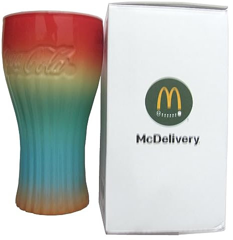 Coca C o l a & Mc Donalds - McDelivery Edition 2023 - Glas - Regenbogen