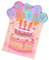 ifundom Geburtstag Stuhl Abdeckung Stuhlhussen Party Küchenstuhlbezüge Happy Birthday Stuhl Cover Partystuhlhussen Bunte Stuhlhussen Stuhltaschen Chair Decor Elastisch Kleidung Büro Stoff