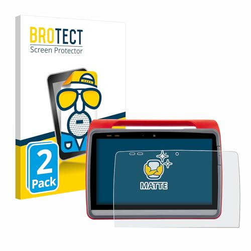 BROTECT Schutzfolie für medDV NIDApad | 2 Stück Entspiegelnder Displayschutz Made in Germany Matte Displayschutz-Folie Anti-Reflex Anti-Fingerprint Einfache Montage
