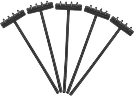 Toyvian 5 Pièces Râteau en Plastique pour Plateau à Sable Zen Accessoires pour Mini Maison De Poupée Râteaux De Jardin Zen en Sable Râteau à Bac à Sable De Jardin Décor Miniature Jouet