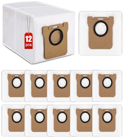 12 Stück Staubbeutel zubehör für Dreame L10s Ultra / L10 Ultra/L20 Ultra,2.5L Grosse Kapazität