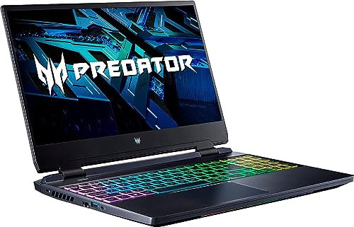 acer Predator Helios 300 Gaming Laptop | Intel i7-12700H | NVIDIA GeForce RTX 3060 | 15.6 FHD 165Hz IPS Display | 64GB DDR5 RAM | 4TB SSD | Killer WiFi 6E | US English Keyboard | Windows 11 Home
