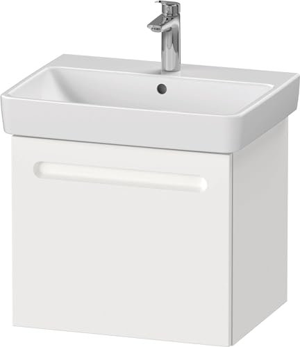 Duravit Waschtischunterschrank No. 1 1 Ausz., wandhängend, 54x42,6x47,8cm, we Matt