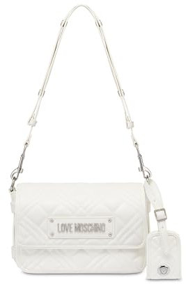 Love Moschino BORSA QUILTED PU BIANCO