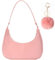 Umhängetasche Damen Handtasche, Handtasche Damen Klein, 90s Women's Shoulder Bag, Handtasche Vintage Nylon, Y2K Fashion Handtaschen für Frauen Dating, Reisen, Einkaufe (Rosa)