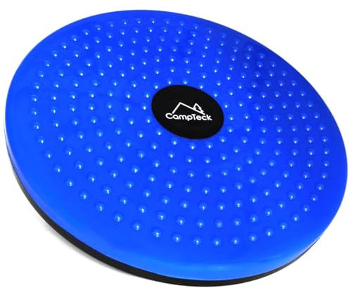 CampTeck U7273 Disco Giratorio Cintura, Tabla de Ejercicios Giratoria, Disco Giratorio Fitness - Azul