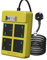【MDee】RCD Extension Lead 4 in 1 Extension Power Strip 13A/3250W GFCI Surge Protected Extension Socket,5m/16.4ft Heavy Duty Extension Lead with Leakage Protection For Home Workshop Garage,Yellow