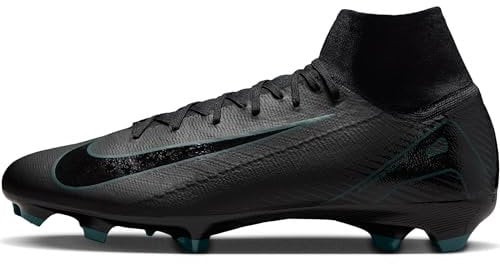 Nike Herren Mercurial Superfly 10 Club normalen Rasen High-Top-Fußballschuh, Black/Black-Deep Jungle, 42.5 EU