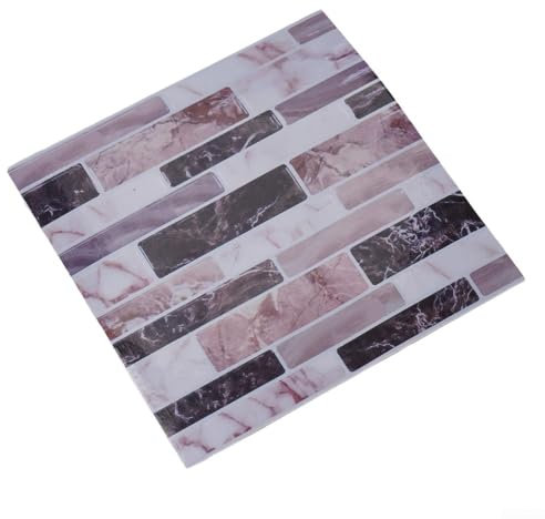3D Gel Vinyl Wandfliesen für Küche & Bad Abnehmbare 10 Stück Aufkleber Set (A)