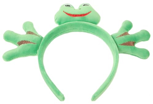 VICASKY Haarreif Frosch Stirnband Cartoon Damen Stirnband Party Festival Haar Accessoire für Mädchen