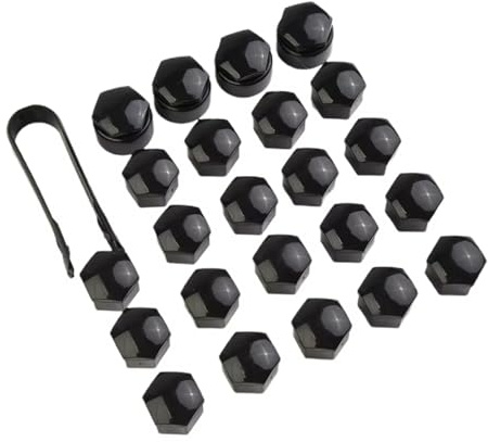 Radschraube Kompatibel Mit 24-teiliges Set Radmuttern, Bolzen, Abdeckkappen, Radbolzen, 16 Mm X 17 Mm + 17 Mm X 23 Mm