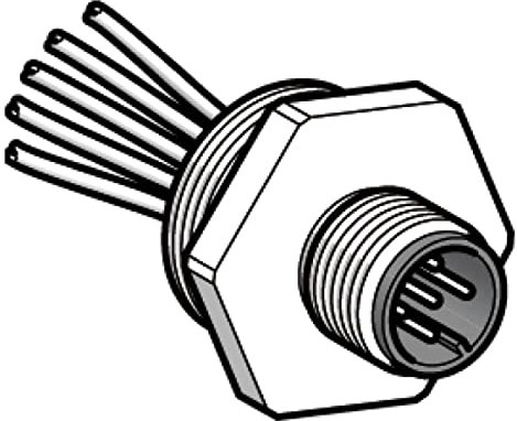 Schneider XZCE13M125M Metalladapter, Pg 13,5 Gewindebohrung, für Stecker, M12, 5-Adern